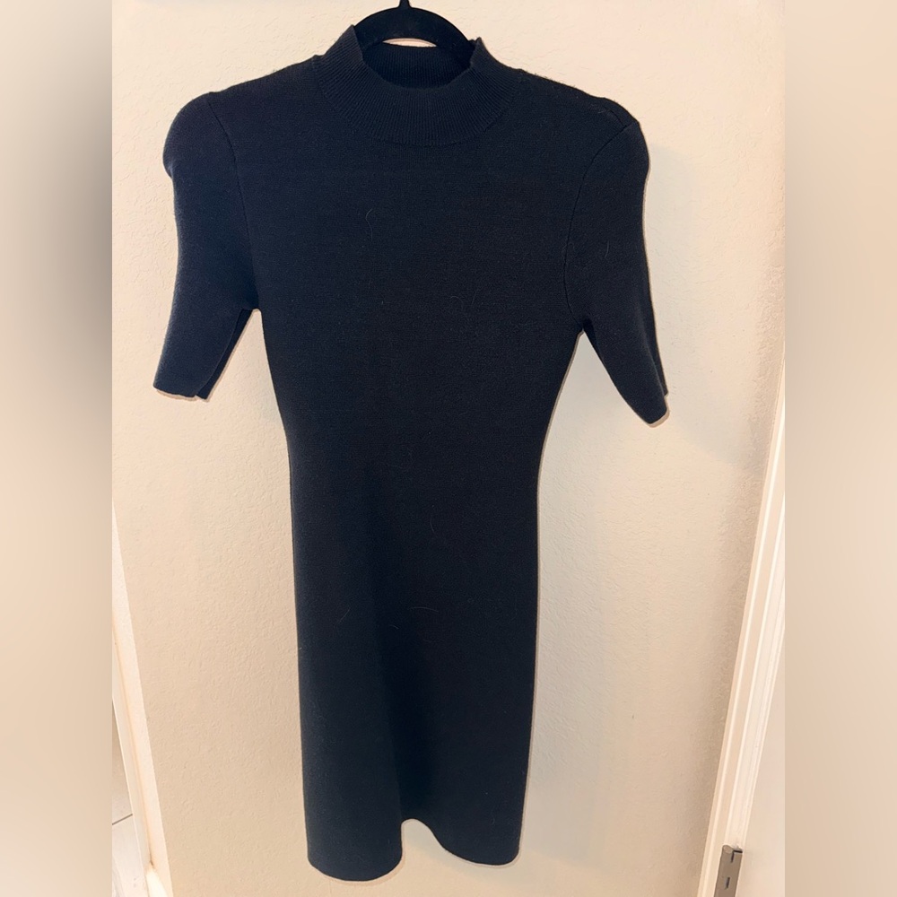 Abercrombie & Fitch Knit Mock-neck Mini Dress